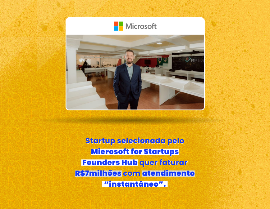 RP Trader é selecionada pelo Microsoft for Startups Founders Hub